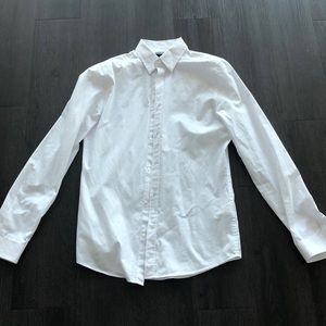 Men’s H&M Slim Fit Small White Easy Iron Shirt